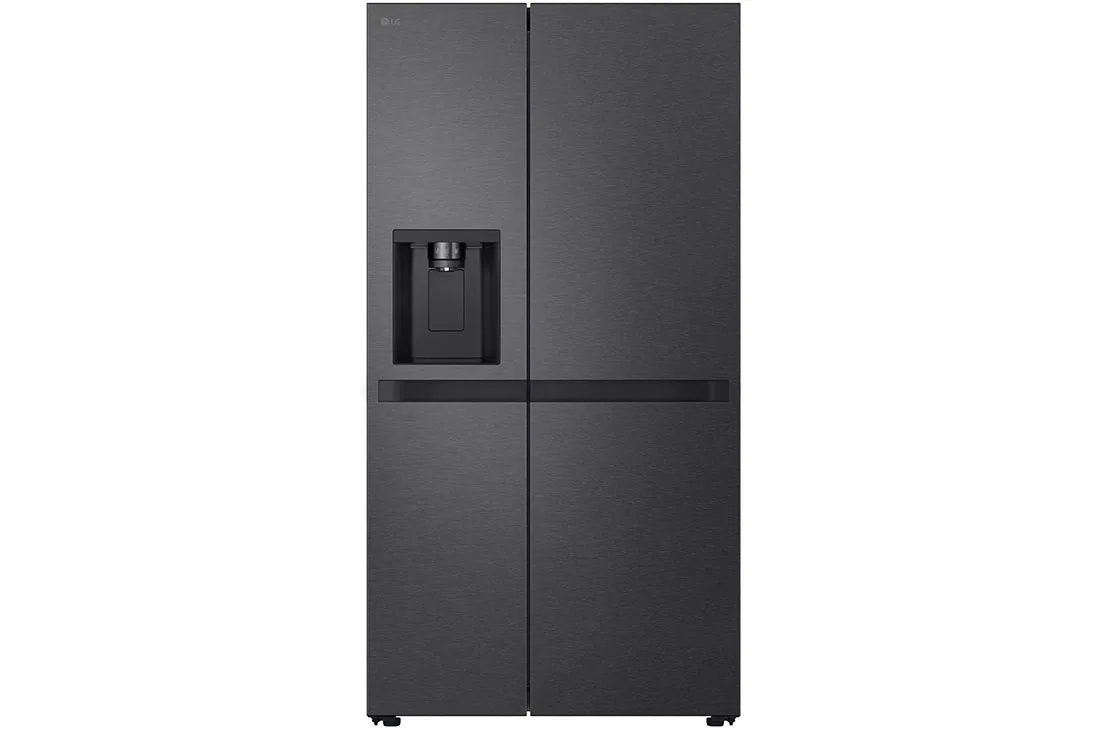 Refrigeradora Side by Side Lg 679 Litros Negro Mate con Dispensador de Agua y Hielo