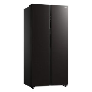 Refrigeradora Side by Side Midea 442 Litros Negro Mate