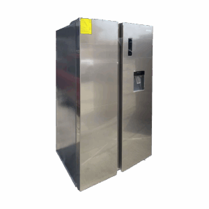 Refrigeradora Side by Side Usair 559 Litros Silver con Dispensador de Agua