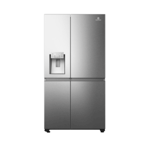 Refrigeradora Side by Side Indurama 669 Litros Silver con Dispensador de Agua y Hielo