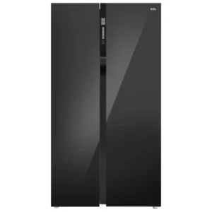 Refrigeradora Side by Side Tcl 520 Litros Puertas de Vidrio Templado Negro