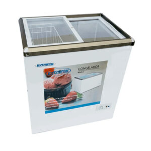 Congelador Continental 210 Litros Tapa de Vidrio Sistema Dual